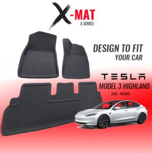 X-Mat Car Floor Mat TESLA Model 3 Highland